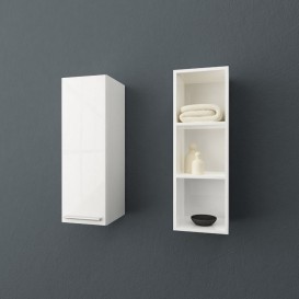 Шкафчик для ванной Kolpa-san Jolie J 902 подвесной 30х90 см ДСП с ПВХ-пленкой белый 521680