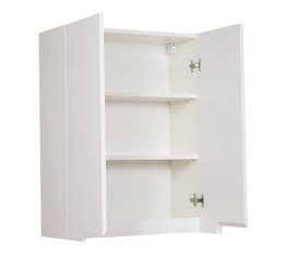 Шкафчик для ванной подвесной Аквародос Квадро 60х80 см ДСП/МДФ белый АР000001080