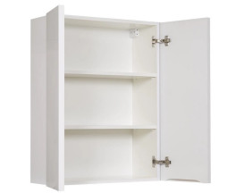 Шкафчик для ванной подвесной Аквародос Акцент 60х80 см ДСП/МДФ белый АР000000835