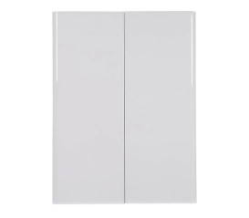 Шкафчик для ванной подвесной Аквародос Акцент 60х80 см ДСП/МДФ белый АР000000835