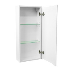 Шафка для ванної підвісної Аквародос Акцент 35х80 см ДСП/МДФ білий АР000019839