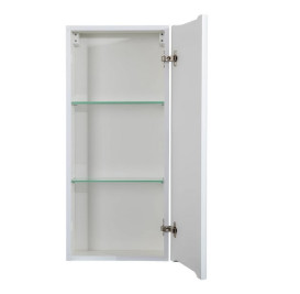 Шафка для ванної підвісної Аквародос Акцент 35х80 см ДСП/МДФ білий АР000019839