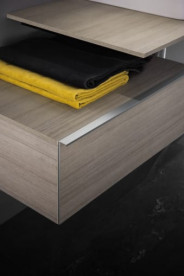 Шкафчик для ванной подвесной Laufen Space 58,5x51,8x24,9 см HPL светлый орех H4111311601011