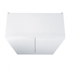 Шкафчик для ванной подвесной Мойдодыр Фокус Ш-60 60х80 см ДСП/МДФ белый глянец 00-0008389