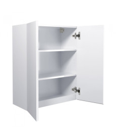 Шафка для ванної підвісної Мийдодир Блонді Ш-60 60х80 см ДСП/МДФ білий глянець 00-0008165