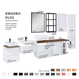 Шкафчик для ванной Roca Kwadro 40х38,4 см ДСП белый глянцевый A857974806