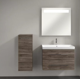 Шкафчик для ванной Villeroy & Boch Avento 35х40,4 см петли слева ДСП каменный дуб A89500RK