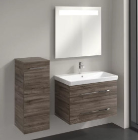 Шкафчик для ванной Villeroy & Boch Avento 35х40,4 см петли слева ДСП каменный дуб A89500RK