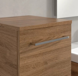 Шкафчик для ванной Villeroy & Boch Avento 35х40,4 см петли слева ДСП дуб канзас A89500RH