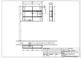 Шкафчик для ванной Villeroy & Boch My View 14+ 100x75 см с подсветкой алюминий/зеркало A4331000