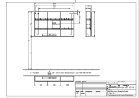 Шкафчик для ванной Villeroy & Boch My View 14 120x75 см с подсветкой алюминий/зеркало A4331200