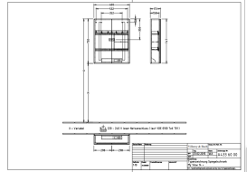 Шафка для ванної Villeroy & Boch My View 14+ 60x75 см з підсвічуванням алюміній/дзеркало A4336000