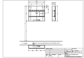 Шкафчик для ванной Villeroy & Boch My View 14+ 80x75 см с подсветкой алюминий/зеркало A4338000