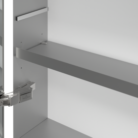 Шафка для ванної Villeroy & Boch My View Now 160x75 см з підсвічуванням алюміній/дзеркало A4551600