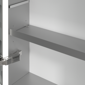 Шафка для ванної Villeroy & Boch My View Now 120x75 см з підсвічуванням алюміній/дзеркало A4551200