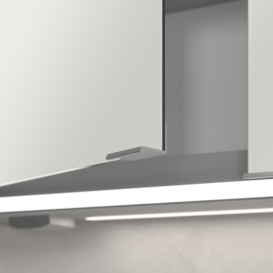 Шафка для ванної Villeroy & Boch My View Now 120x75 см з підсвічуванням алюміній/дзеркало A4551200