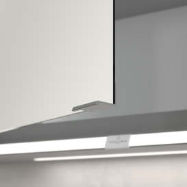 Шкафчик для ванной Villeroy & Boch My View Now 80x75 см с подсветкой алюминий/зеркало A4558000