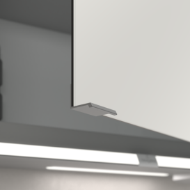 Шкафчик для ванной Villeroy & Boch My View Now 60x75 см с подсветкой алюминий/зеркало A4556R00