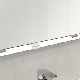 Шафка для ванної Villeroy & Boch My View Now 160x75 см з підсвічуванням алюміній/дзеркало A4561600