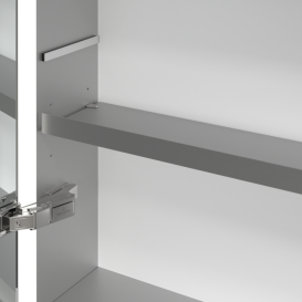 Шафка для ванної Villeroy & Boch My View Now 160x75 см з підсвічуванням алюміній/дзеркало A4561600