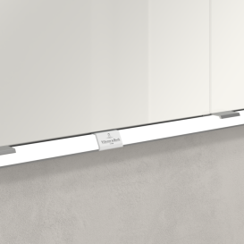 Шафка для ванної Villeroy & Boch My View Now 140x75 см з підсвічуванням алюміній/дзеркало A4561400