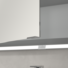 Шафка для ванної Villeroy & Boch My View Now 100x75 см з підсвічуванням алюміній/дзеркало A4561000