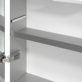 Шкафчик для ванной Villeroy & Boch My View Now 60x75 см с подсветкой алюминий/зеркало A4566L00