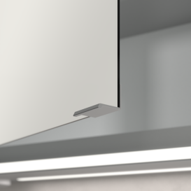 Шкафчик для ванной Villeroy & Boch My View Now 160x75 см с подсветкой алюминий/зеркало A4571600