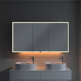 Шафка для ванної Villeroy & Boch My View Now 140x75 см з підсвічуванням алюміній/дзеркало A4571400