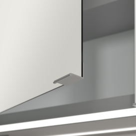 Шафка для ванної Villeroy & Boch My View Now 140x75 см з підсвічуванням алюміній/дзеркало A4571400