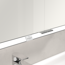 Шафка для ванної Villeroy & Boch My View Now 100x75 см з підсвічуванням алюміній/дзеркало A4571000