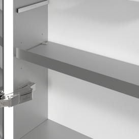 Шкафчик для ванной Villeroy & Boch My View Now 60x75 см с подсветкой алюминий/зеркало A4576L00