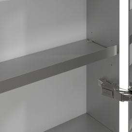 Шкафчик для ванной Villeroy & Boch My View Now 60x75 см с подсветкой алюминий/зеркало A4576R00