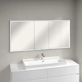 Шафка для ванної Villeroy & Boch My View Now 160x75 см з підсвічуванням алюміній/дзеркало A4581600