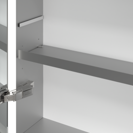 Шафка для ванної Villeroy & Boch My View Now 160x75 см з підсвічуванням алюміній/дзеркало A4581600