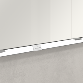 Шафка для ванної Villeroy & Boch My View Now 140x75 см з підсвічуванням алюміній/дзеркало A4581400