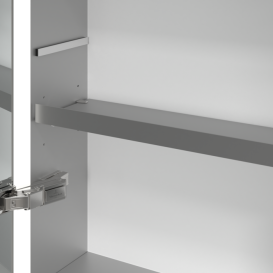 Шафка для ванної Villeroy & Boch My View Now 140x75 см з підсвічуванням алюміній/дзеркало A4581400