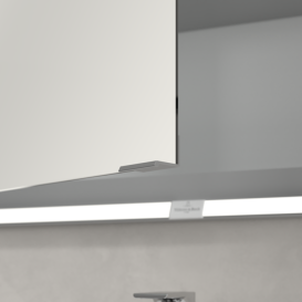 Шкафчик для ванной Villeroy & Boch My View Now 100x75 см с подсветкой алюминий/зеркало A4581000