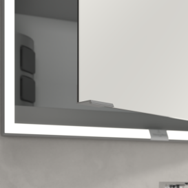 Шкафчик для ванной Villeroy & Boch My View Now 60x75 см с подсветкой алюминий/зеркало A4586R00