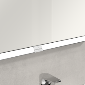 Шкафчик для ванной Villeroy & Boch My View Now 60x75 см с подсветкой алюминий/зеркало A4586R00