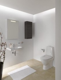 Шафка підвісна Laufen Pro S 35х85 см петлі зліва МДФ венге H4831130954231