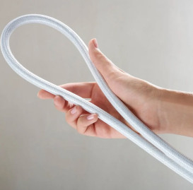 Шланг для душа Hansgrohe Designflex 175 см текстильный белый матовый 28240700