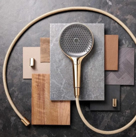 Шланг для душа Hansgrohe Designflex 175 см текстильный золото 28240990