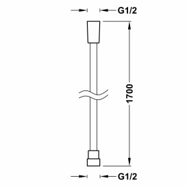 Шланг для душа Tres Satin 170 см с механизмом против скручивания золото 9134609OR