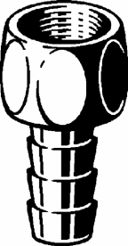 Шланговий штуцер Viega 1846 Rp1х1 латунь 118105