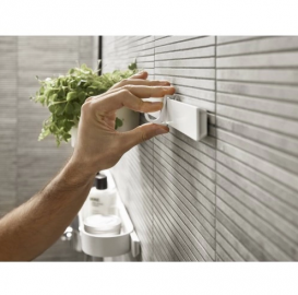 Штанга для душа Hansgrohe WallStoris 70 см метал білий матовий 27904700