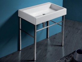 Штанга для консолі для раковини Simas Frozen 90,5 см латунь хром FZA 10