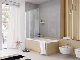 Шторка для прямоугольной ванны Kolo Split 120х150 левосторонняя GPNS12222003L