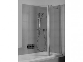 Шторка для ванної Jika Cubito Pure 115х140 см скляна права H2574260026681