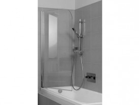 Шторка для ванної Jika Cubito Pure 75х140 см скляна ліва H2574250026681